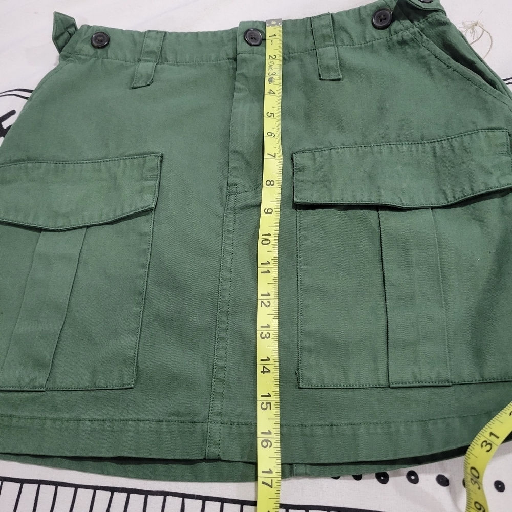 Universal Thread Women's Utility Mini A-line Skirt  Size 6 - Picture 6 of 9